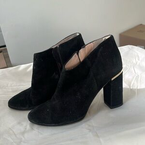 Kate spade black booties